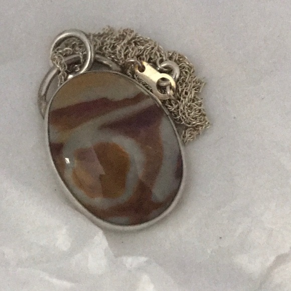 vintage Jewelry - Unique vintage sterling silver with gorgeous Agate